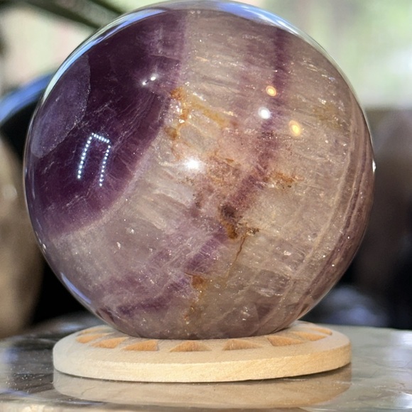 🎄SALE🎄Purple Fluorite Crystal Ball! - Picture 11 of 11